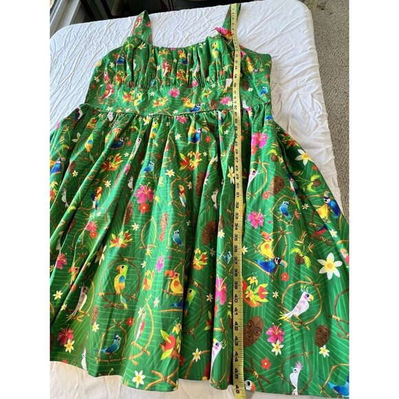 NWT Disney Parks Enchanted Tiki Room Dress Shop Tropical Pin-Up Women 3X - Picture 4 of 10